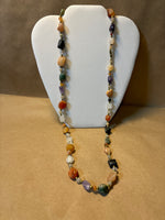 Multi Stone Beaded Necklace