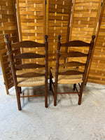 Pair of Ladder Back Chairs
