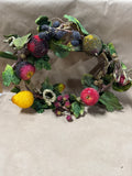 Vine Beaded Fruit Wreath