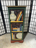 "Book" Painted Cupboard