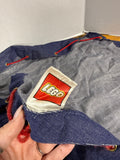 Blue Denim Draw String LEGO Storage Bag