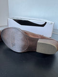 Brown Nine West Vasloane Leather Ankle Boots in Box WOMEN’S SIZE 8.5