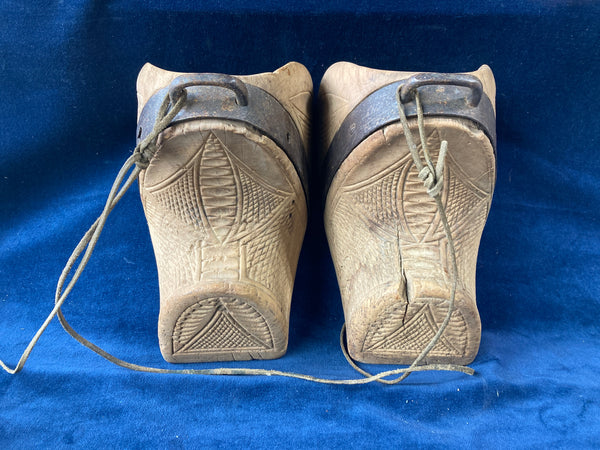 Pair of Vintage Mexican Wooden Stirrups