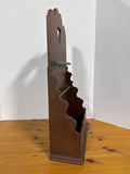 Dark Wood Virginia Metal Crafters Spoon Holder