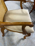 Haynes Furniture Cane Back Arm Chair