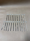 Lot Of 23 Clear Glass Seashell Stirrers