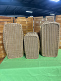 Set of 3 Baskets with Side Handles