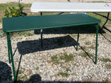 Green Samsonite Collapsable table