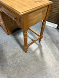 Oak Tone Desk with Particle Board Back