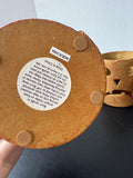 4-Piece Terracotta Jack O’ Lantern Candle Luminaries in Box