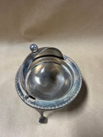 Vintage Silver Plate Roll Top Dome Dish Caviar Butter Server Made in England