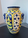 Italian Style Fruit Tree Ceramic Planter AS IS (READ DESCRIPTION CAREFULLY)