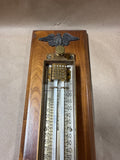 Brass And Wood Thermometer