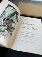 The Rime of the Ancient Mariner Heritage Press 1945 Vintage Hardcover Book in Slipcase