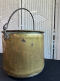 Large Vintage Brass Pot