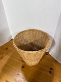 Hand Woven Wicker Waste Basket