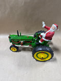 Santa Riding John Deer Tractor READ DESCRIPTION