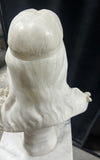Art Nouveaux Marble Bust with Marble Pedestal***HEAVY ITEM***READ DETAILS ON PICK UP POLICY***