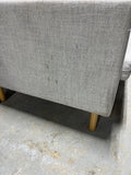 Crate & Barrel Mid Century Style Sofa Set with Chaise Lounge, 3 pc