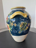 Pioneer Woman Style Floral Ceramic Planter