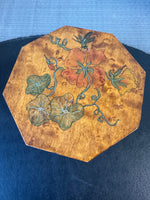 Betsy Krieg Salm Double Signed Hand Painted Octagonal Lidded Box
