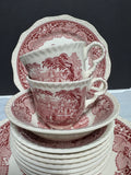 20-Piece Franciscan Pink Vista Ironstone China Set