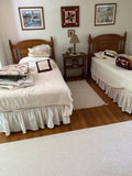 Twin Headboards with Metal Frames, Pair/2