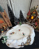 33-Piece Member’s Mark Victorian Village Animated & Lighted Holiday Set in Box (WORKS)