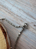 16” Silver Tone Chain Necklace (B)