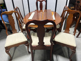 Pennsylvania House Dining Set: Table with Pads, 2 Leaves, 6 Chairs***HEAVY ITEM***READ DETAILS ON PICK UP POLICY***