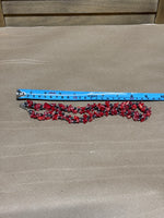 Silver/ Red Coral Necklace