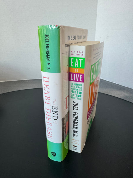 Pair of Joel Fuhrman, M.D. Eat To Live Books