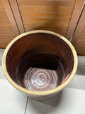 Roseville #3 Brown Crock