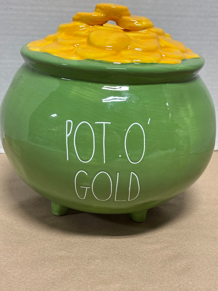 Rae Dunn Pot of Gold Decor - See Description