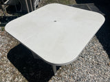 Lightweight Plastic Folding Table, 41"x41", 29"H.