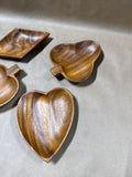 Wooden Playing Cards Nut Bowls