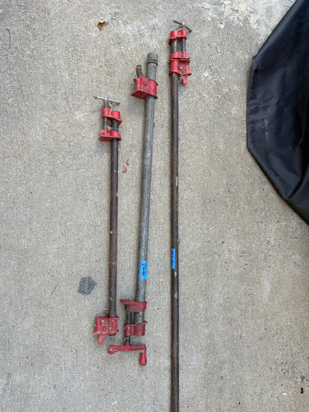 J-Pipe Clamps, 3 Piece Set