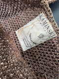 Helen Kaminski The Flat Sac Brown Raffia Shoulder Bag