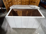 Antique Painted Trunk on Casters