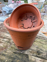 H-Lot of Plastic Planters
