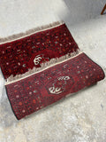 G-Hand Knotted Red Tone Rug, 4 ft x 2 1/2 ft