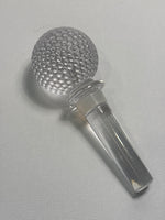 Crystal Golf Ball Bottle Stopper