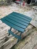 Green Plastic Folding Patio Table