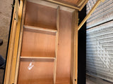 Wooden Vintage Portable Storage Artist’s Easel & Case Once Belonging to Local Artist Ginger Olansen