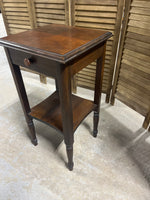 Square Side Table with Drawer