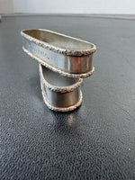 2-Piece Engraved Sterling Silver Napkin Rings