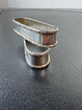 2-Piece Engraved Sterling Silver Napkin Rings