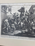 Burning the Rumps at Temple Bar Plate 11 by William Hogarth (Copy)