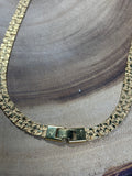 Gold Nugget Style Necklace (E)