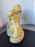 Resin Female Torso Sculpture Wine Bottle Holder